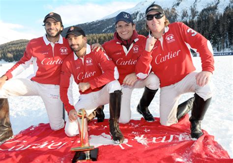 The Red Shirts of Cartier win again in St. Moritz! 